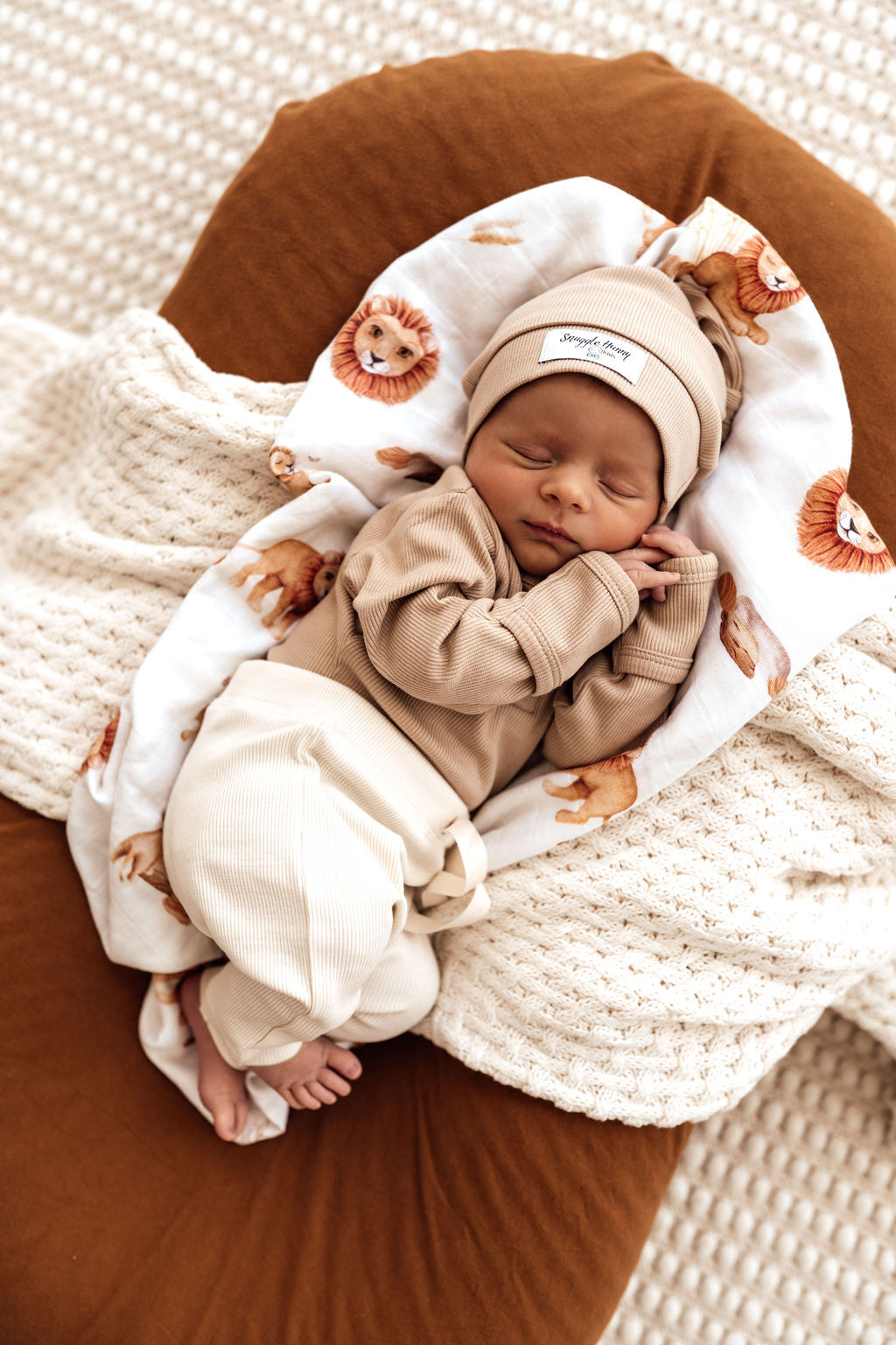 Snuggle Hunny Ribbed Organic Pants - Halo