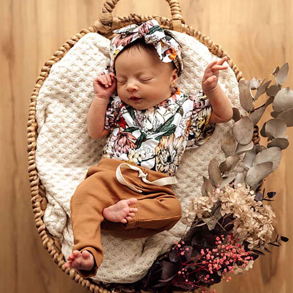 Snuggle Hunny Organic Short Sleeve Bodysuit - Australiana
