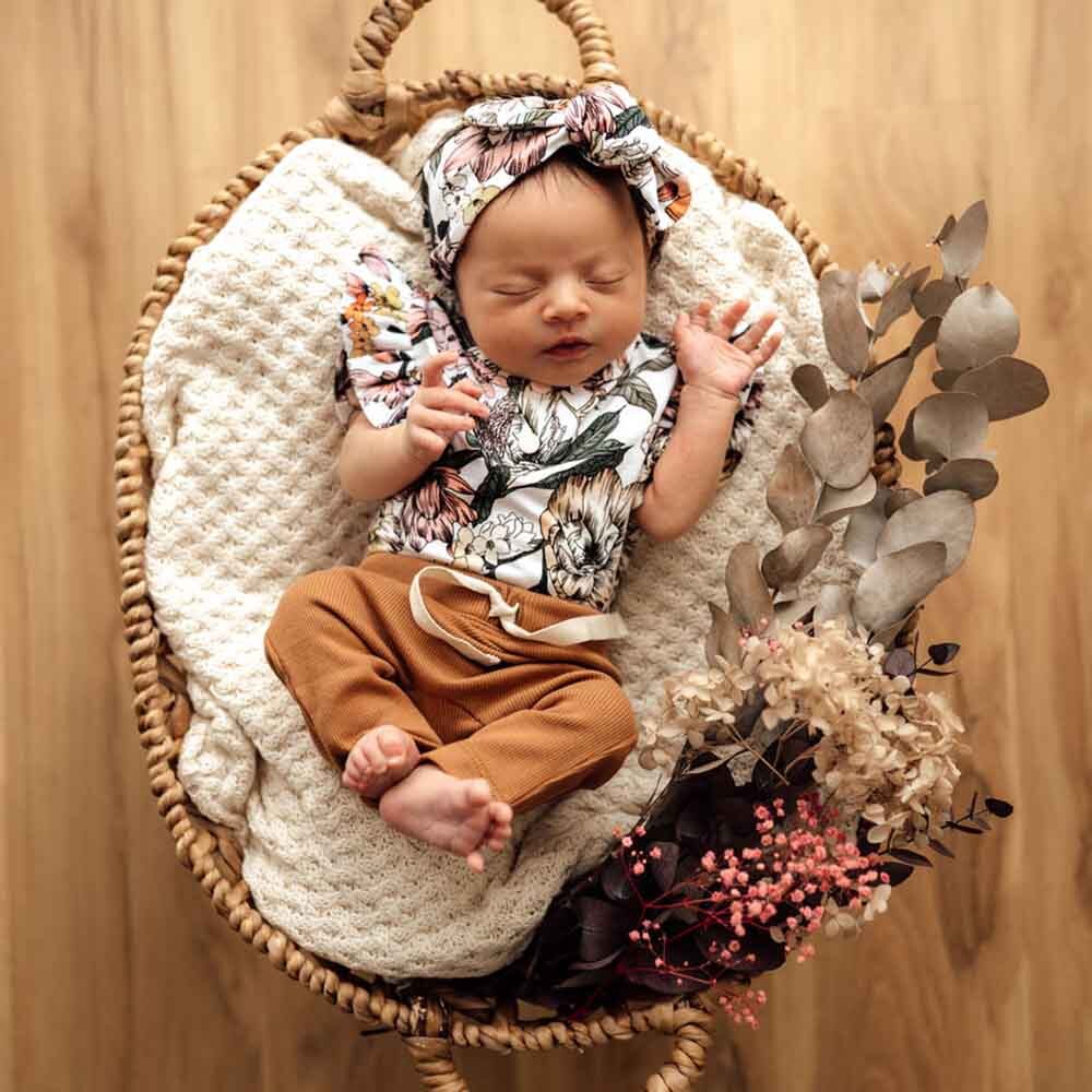 Snuggle Hunny Organic Short Sleeve Bodysuit - Australiana