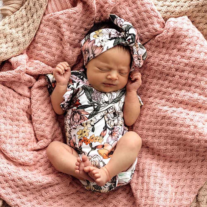 Snuggle Hunny Organic Short Sleeve Bodysuit - Australiana