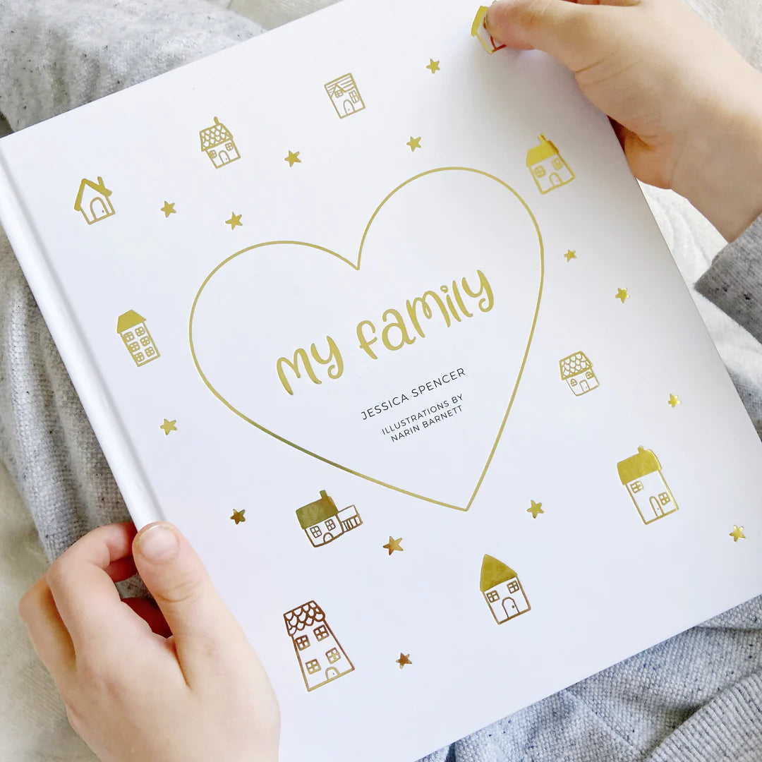 Adored Illustrations My Family Hardcover Book