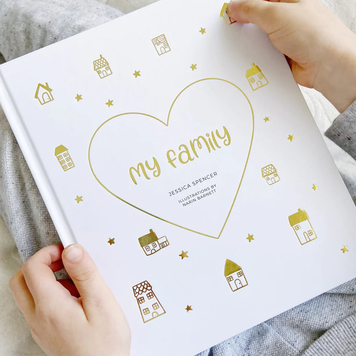 Adored Illustrations My Family Hardcover Book