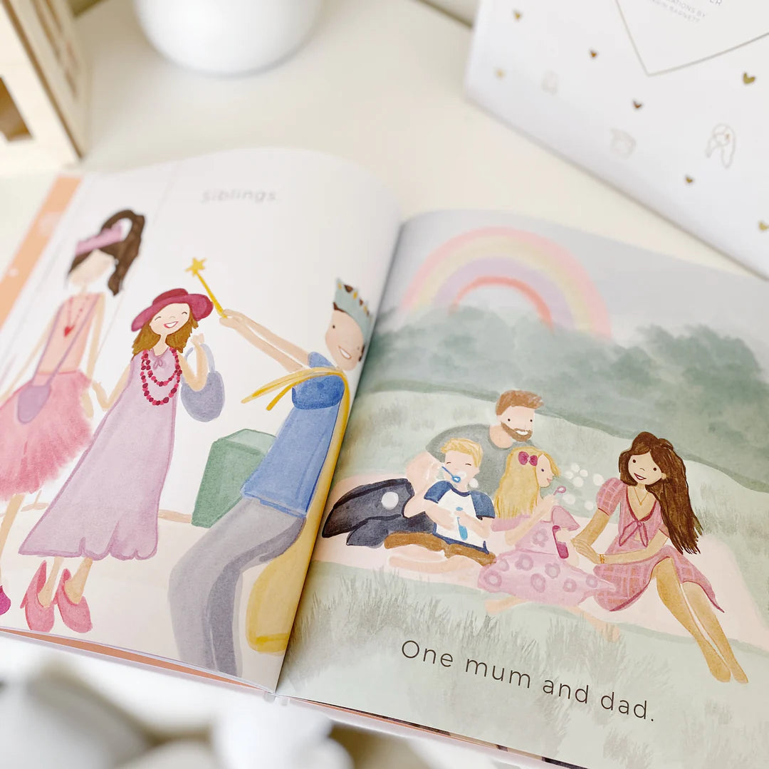 Adored Illustrations My Family Hardcover Book