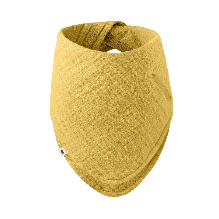 BIBS Organic Muslin Cotton Bandana Bib - Mustard