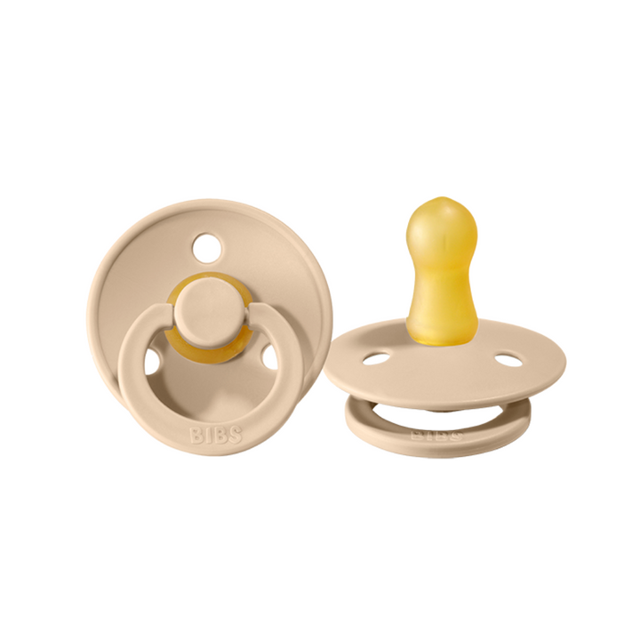BIBS Round Colour Latex Dummies Twin Pack Size 3 (18+ Months)