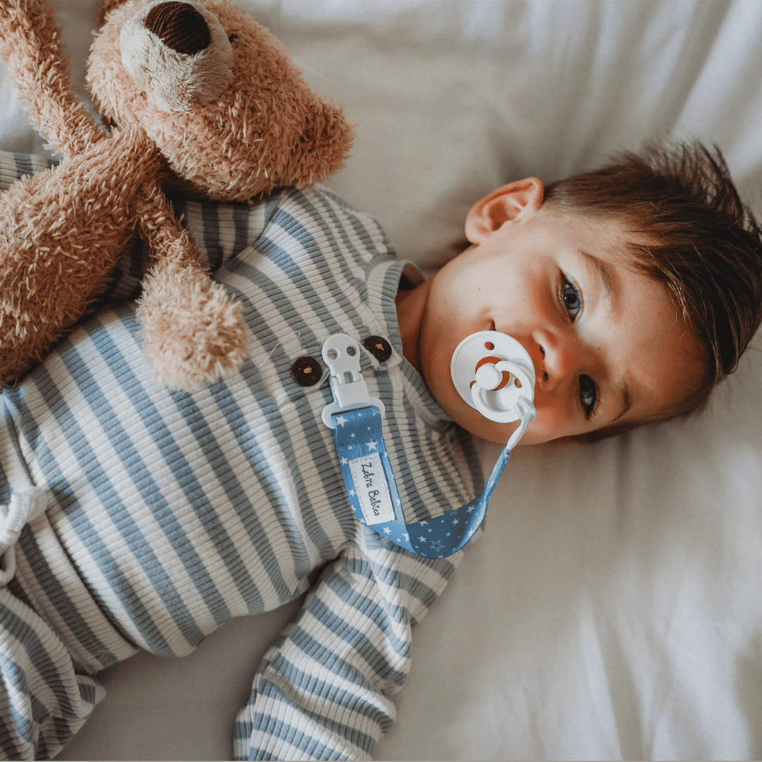 Zebra Babies Flexi Ribbon Dummy Clip