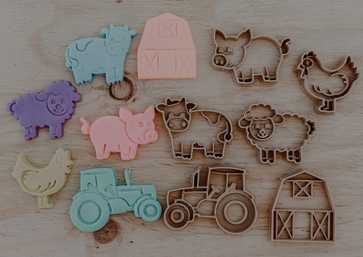 Mini Farm Playdough/Sensory Play Eco Cutter™ Set