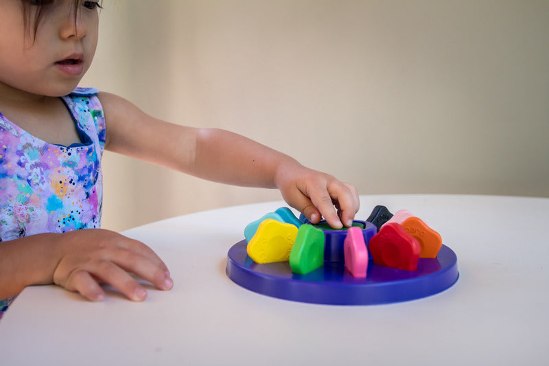 Djeco Toddler Flower Crayon Set 12 Pack