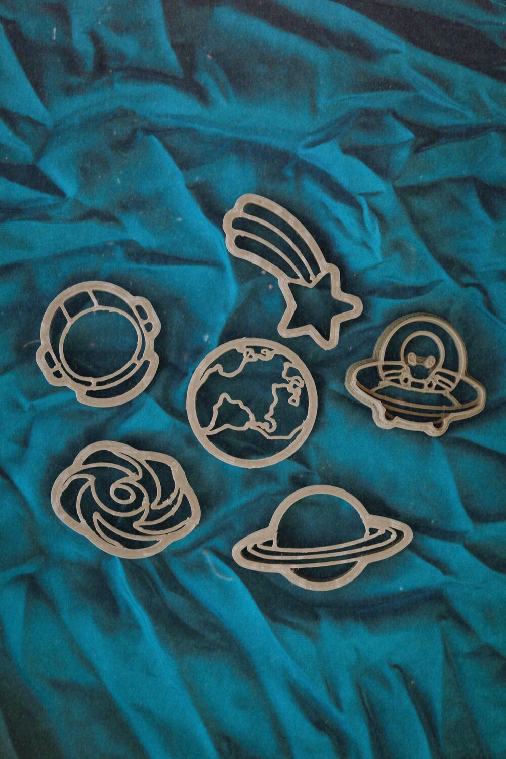 Mini Outer Space Playdough/Sensory Play Eco Cutter™ Set