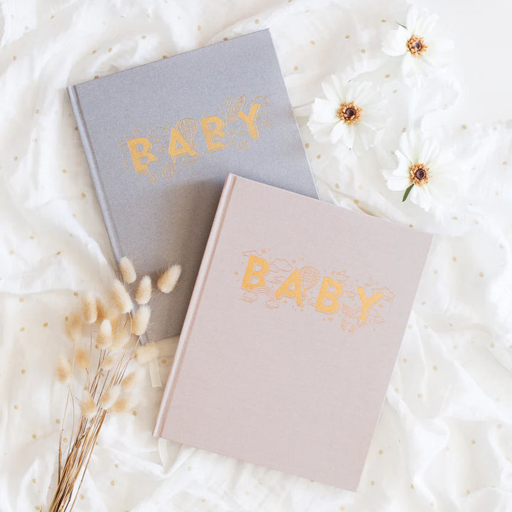 Fox & Fallow Baby Record Book - Grey