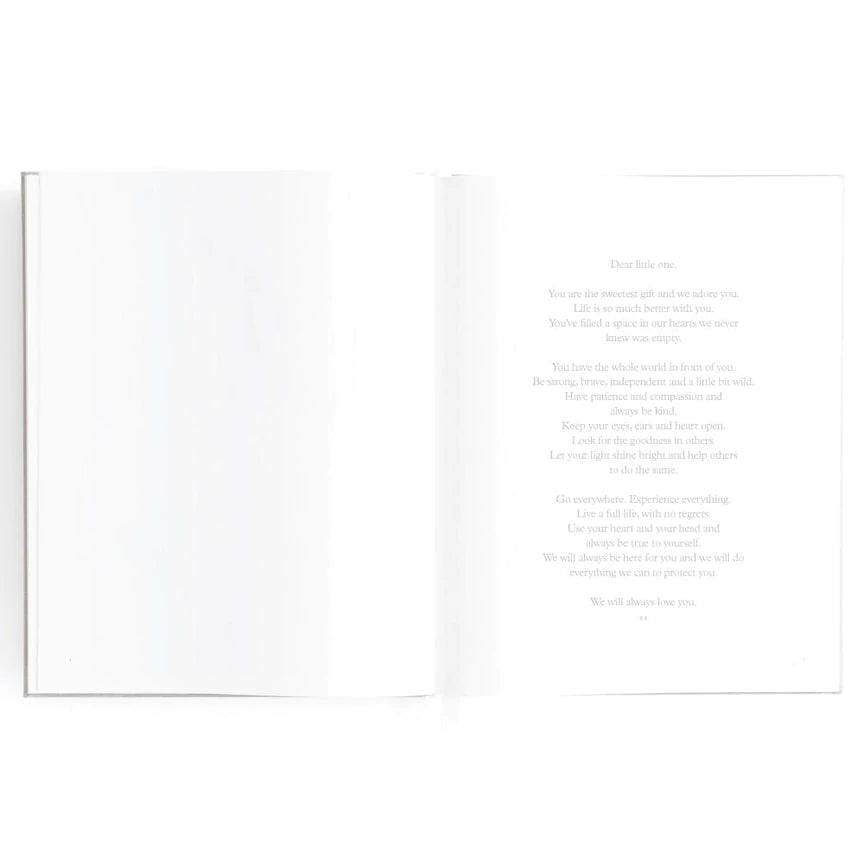 Fox & Fallow Baby Record Book - Grey