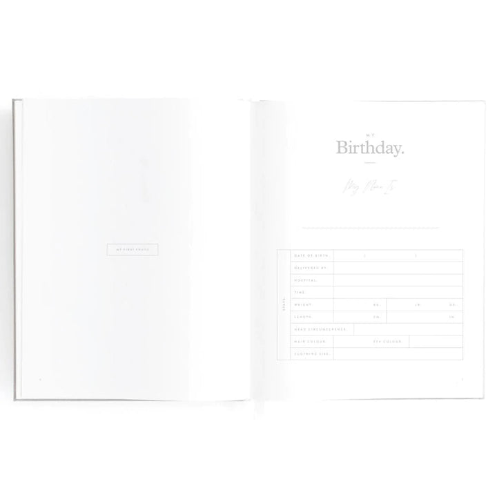 Fox & Fallow Baby Record Book - Buttermilk