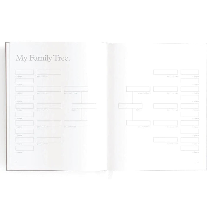 Fox & Fallow Baby Record Book - Grey