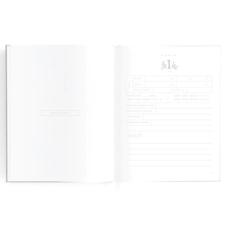 Fox & Fallow Baby Record Book - Buttermilk