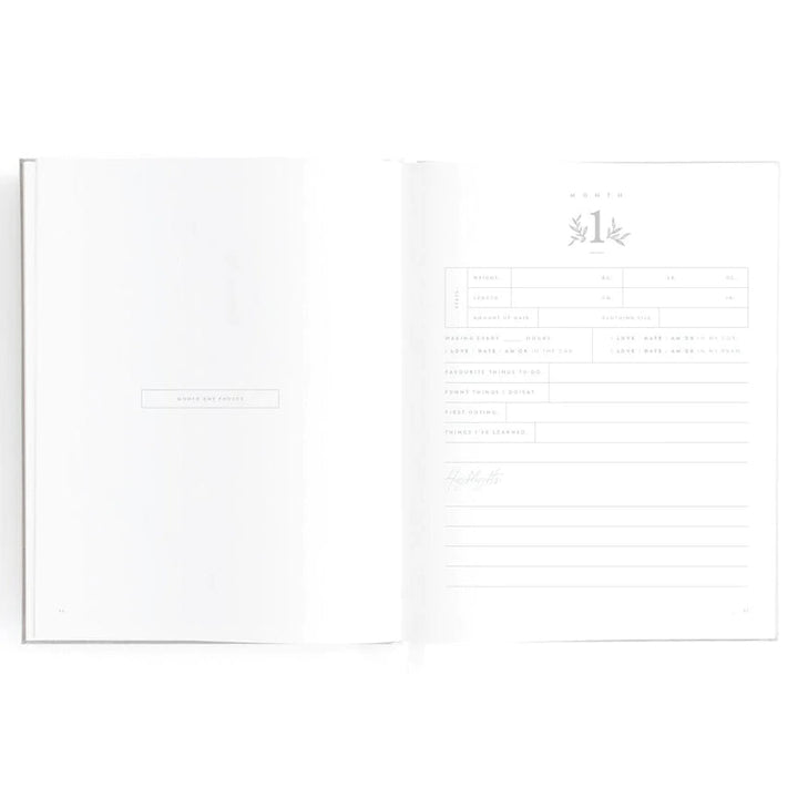 Fox & Fallow Baby Record Book - Powder