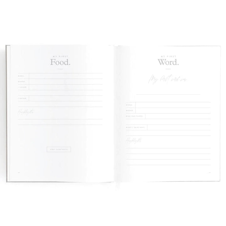 Fox & Fallow Baby Record Book - Buttermilk