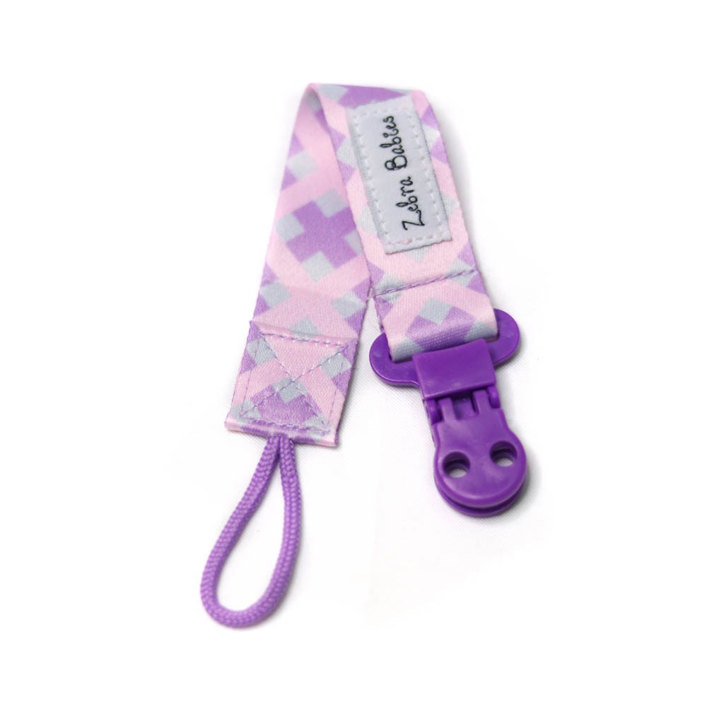 Zebra Babies Flexi Ribbon Dummy Clip