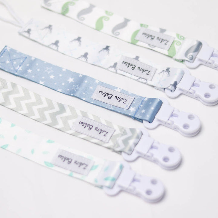 Zebra Babies Flexi Ribbon Dummy Clip