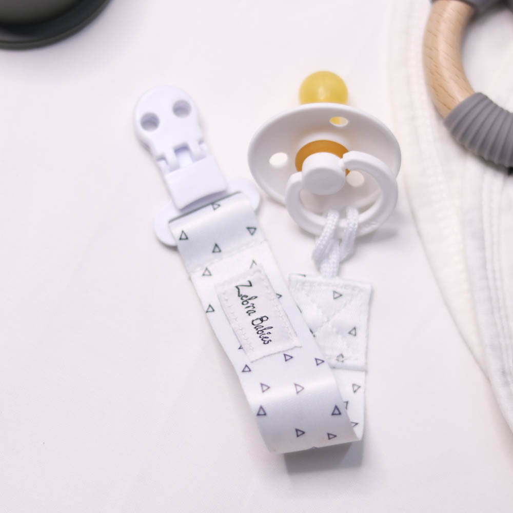 Zebra Babies Flexi Ribbon Dummy Clip