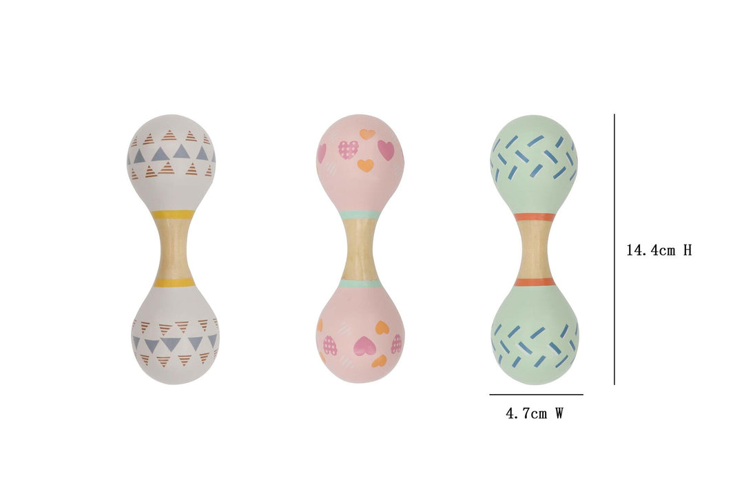 Wooden Double Ended Maracas