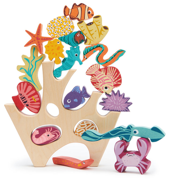 Tender Leaf Wooden Stacking Coral Reef