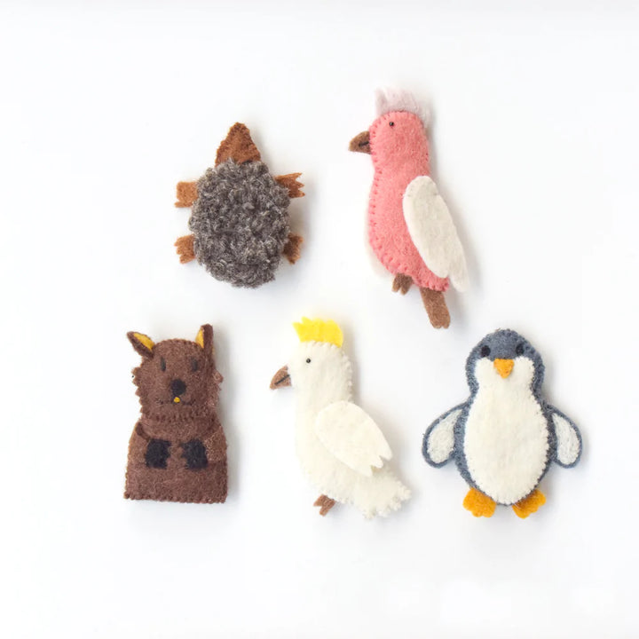 Australian Animals Set B Felt Finger Puppet Set