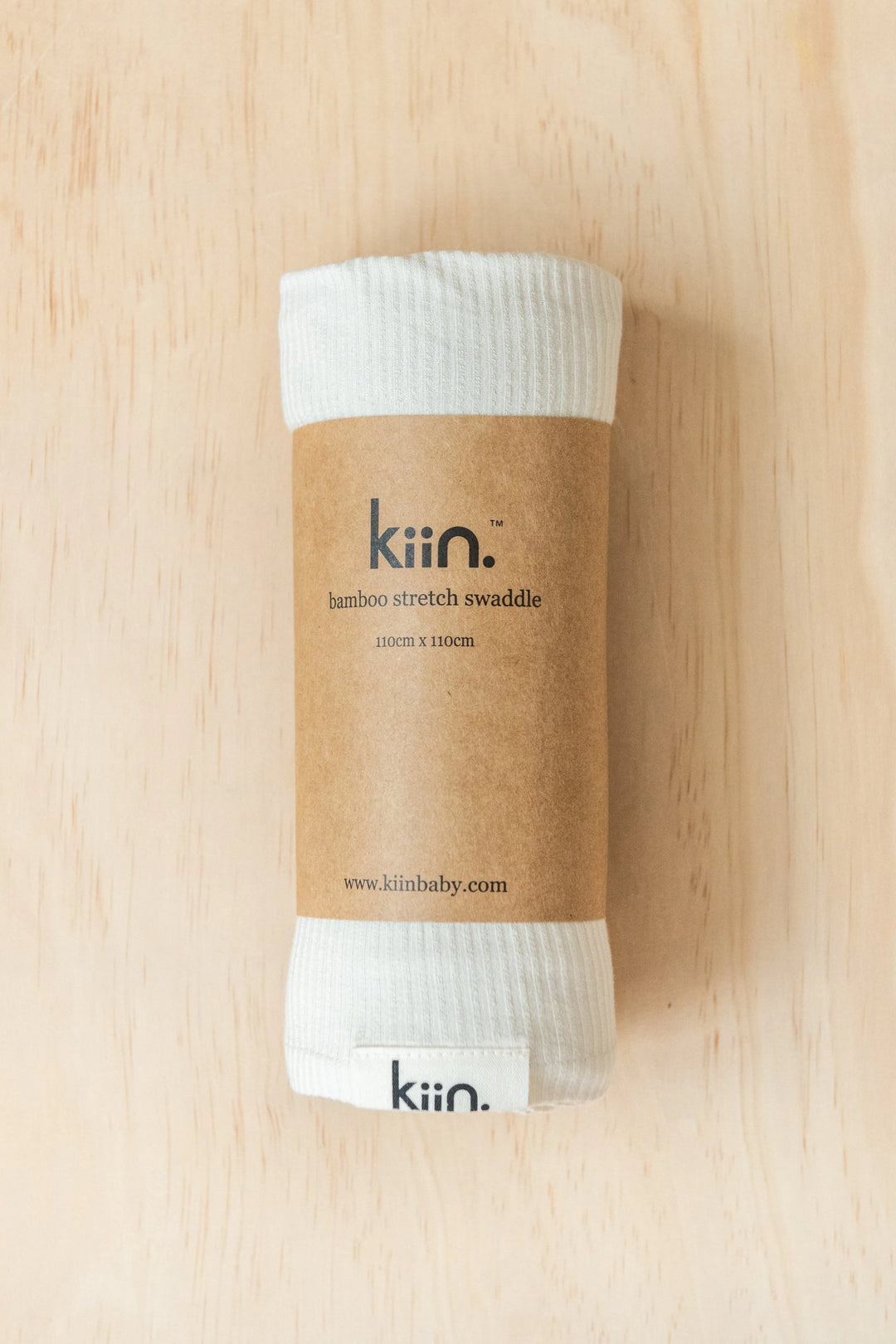Kiin Organic Bamboo Stretch Swaddle - Ivory