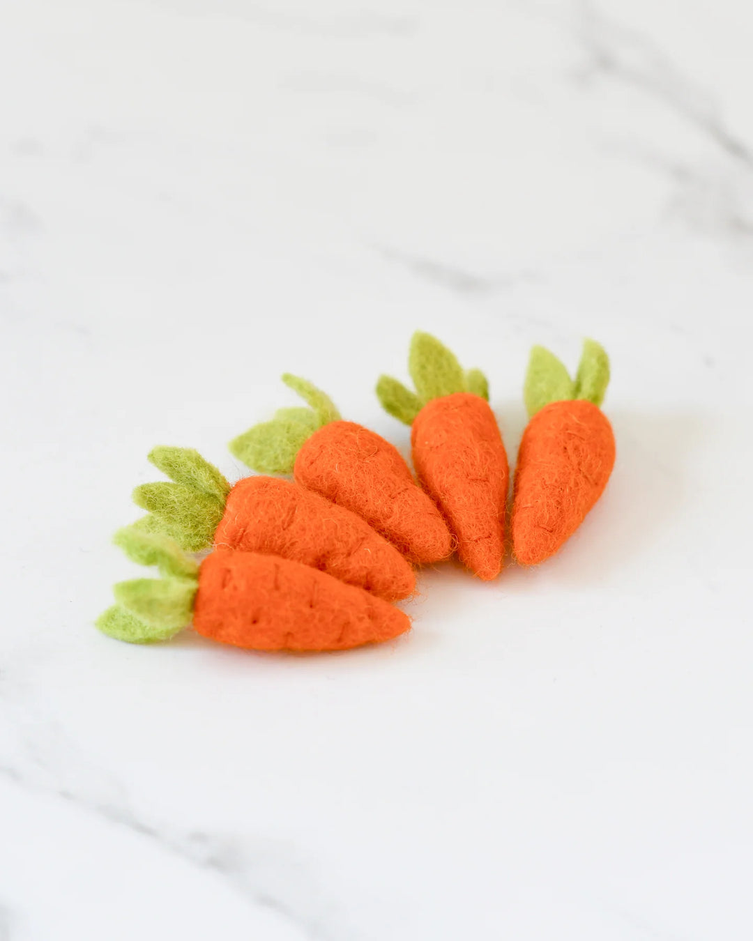 Carrots Set Felt Play Food