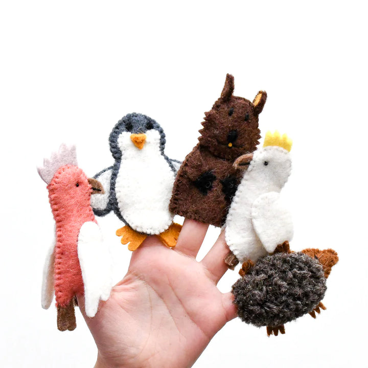 Australian Animals Set B Felt Finger Puppet Set