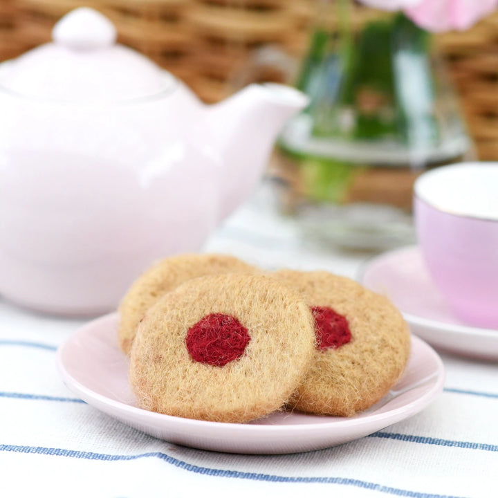 Jam Drop Biscuit (Set of 3) Felt Play Food