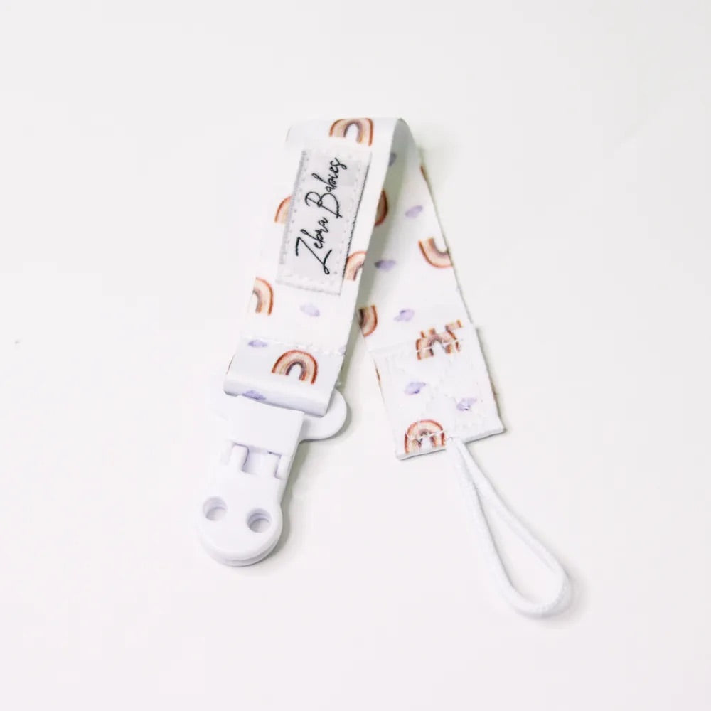 Zebra Babies Flexi Ribbon Dummy Clip