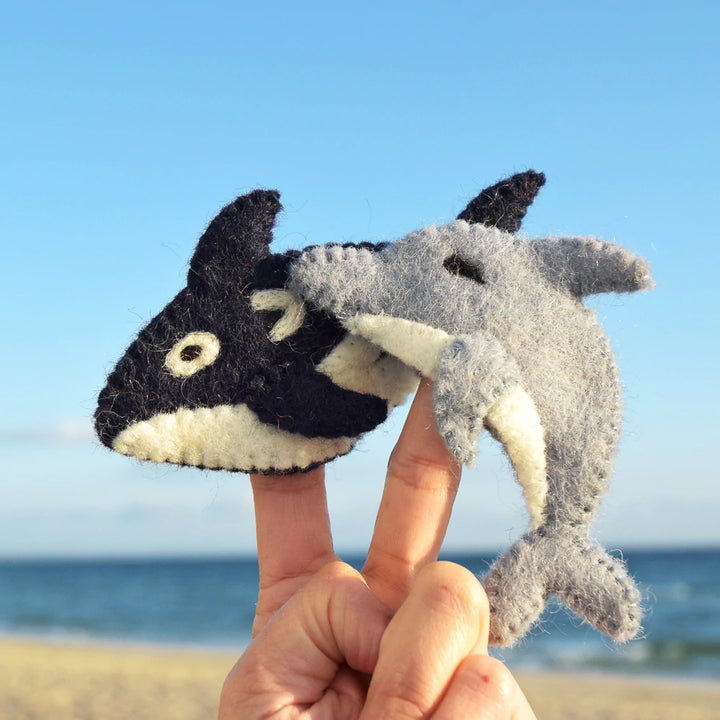 Ocean and Sea Creatures Felt Finger Puppet Set