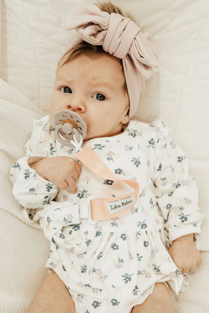 Zebra Babies Flexi Ribbon Dummy Clip