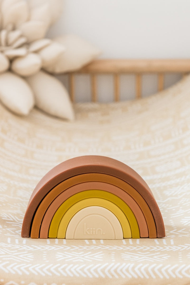 Kiin Silicone Rainbow Stacking Toy