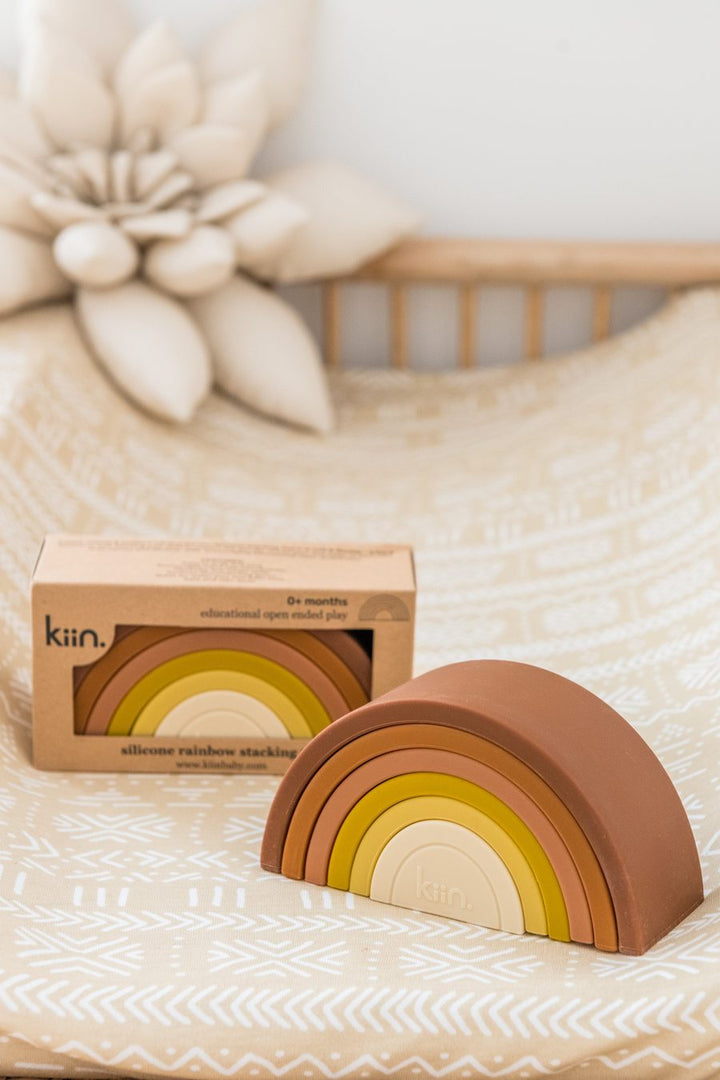 Kiin Silicone Rainbow Stacking Toy