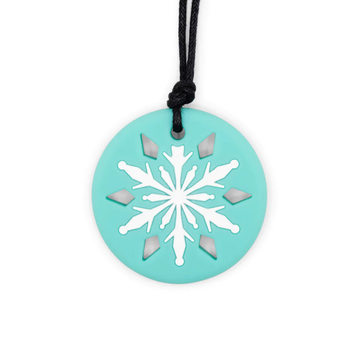 Jellystone Sensory Chew Pendant Necklace - Snowflake