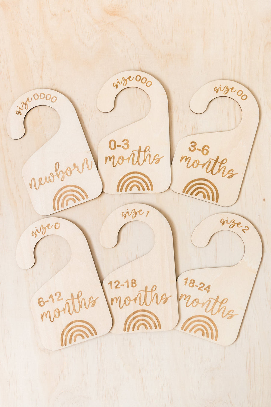Kiin Baby Wooden Wardrobe Size Dividers